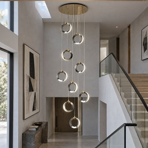 Bryn Modern Staircase Chandelier Modern Chandelier