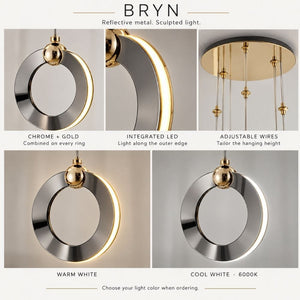 Bryn Modern Staircase Chandelier Modern Chandelier
