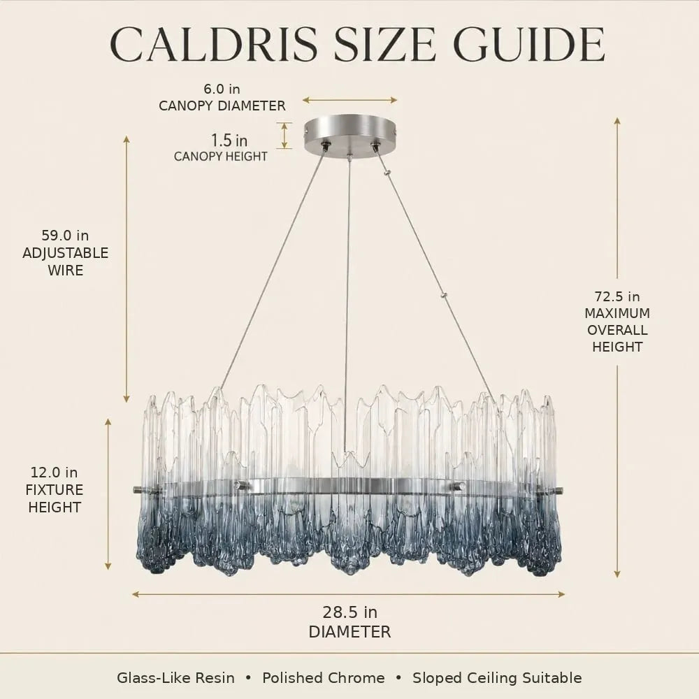 Caldris Modern Art Resin Chandelier Modern Chandelier