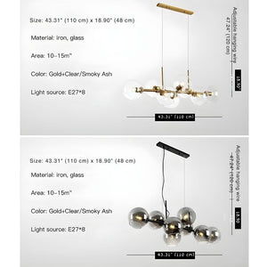 Cara Mid-century Globe Chandelier Modern Chandelier