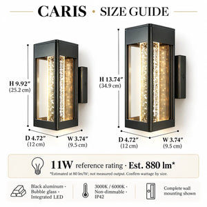 Caris Modern Outdoor Wall Sconce Modern Chandelier