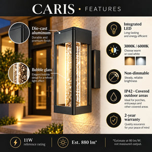 Caris Modern Outdoor Wall Sconce Modern Chandelier