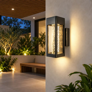 Caris Modern Outdoor Wall Sconce H9.92" (25.2cm) / Warm White 3000K Modern Chandelier