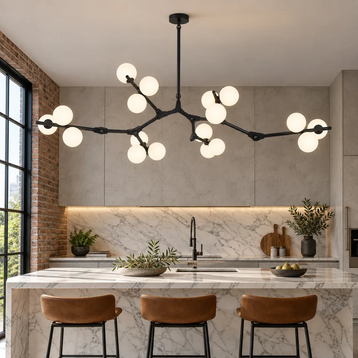 Carol Branch Bubble chandelier Modern Chandelier