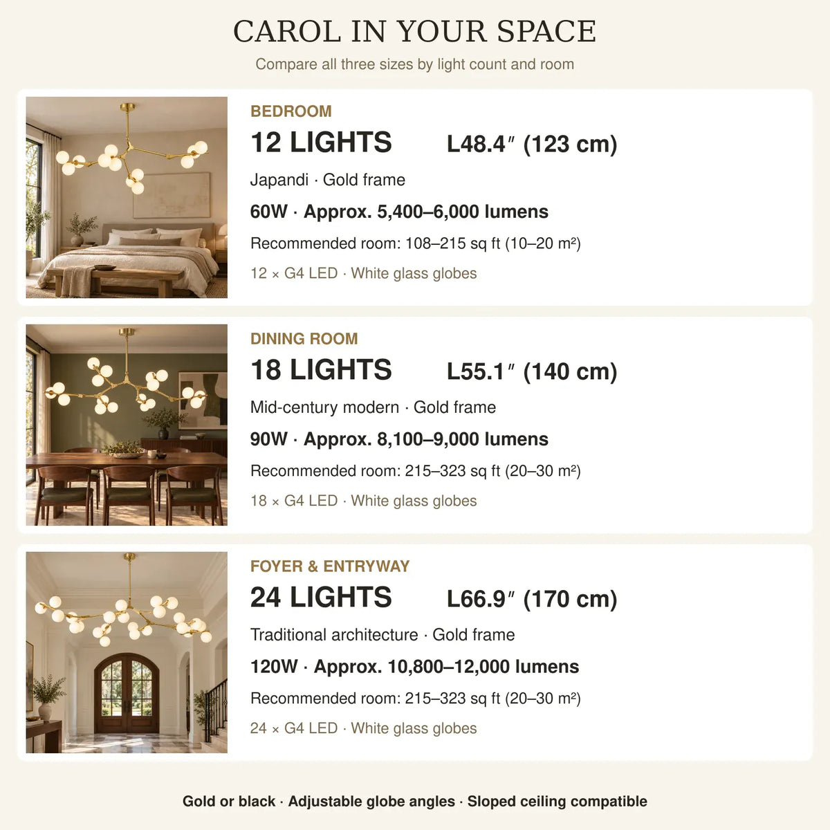 Carol Branch Bubble chandelier Modern Chandelier