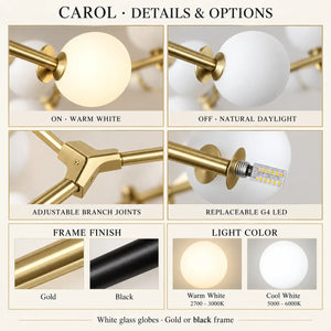 Carol Branch Bubble chandelier Modern Chandelier