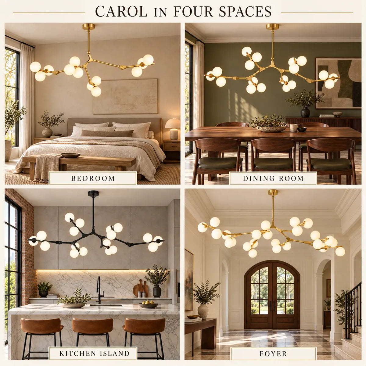Carol Branch Bubble chandelier Modern Chandelier