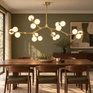 Carol Branch Bubble chandelier Gold / L48.4" (123 cm) / Warm White 3000K Modern Chandelier