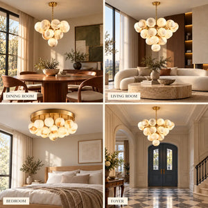 Clara Marble Bubble Chandelier Modern Chandelier