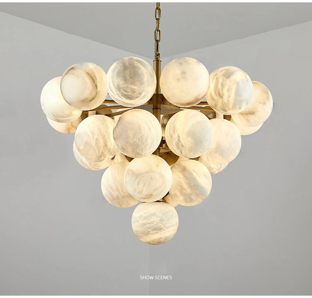 Clara Marble Bubble Chandelier | Modern Chandelier