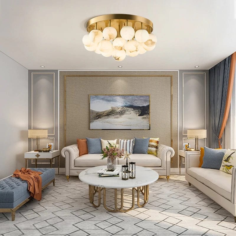 Clara Marble Bubble Chandelier | Modern Chandelier