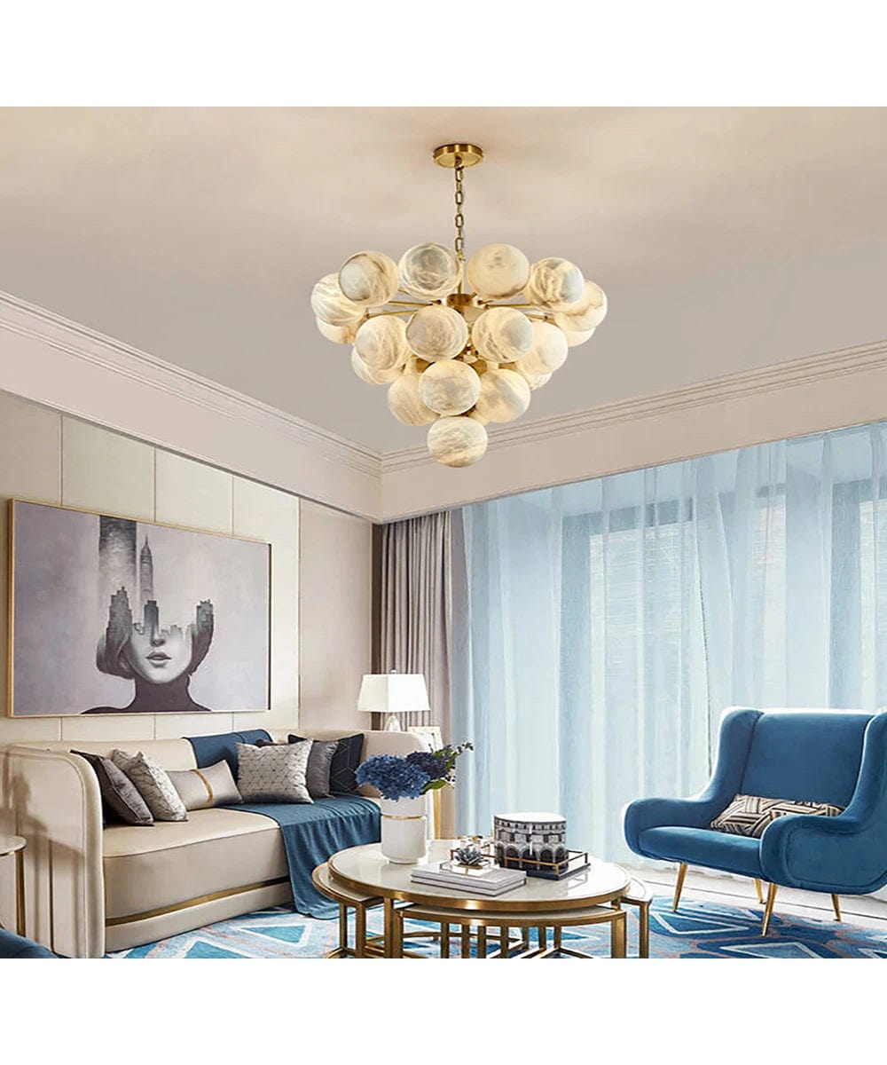 Clara Marble Bubble Chandelier | Modern Chandelier