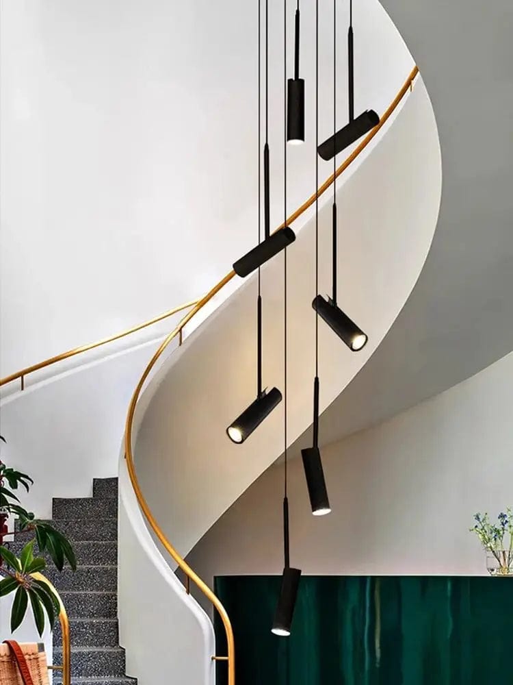 Contemporary Staircase Long Chandelier Modern Chandelier