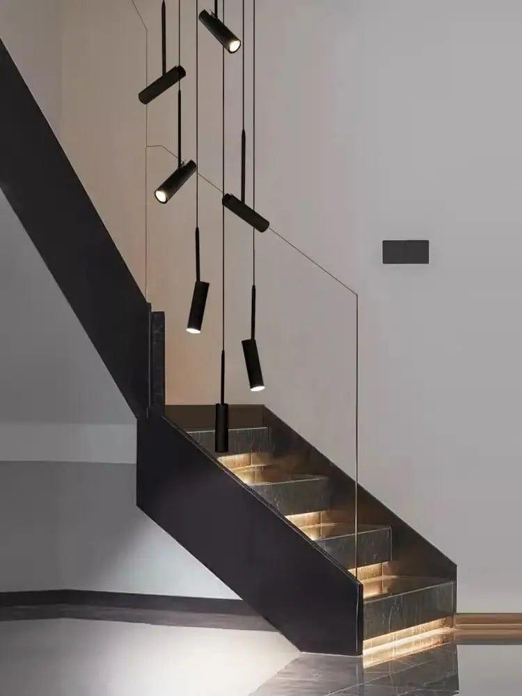 Contemporary Staircase Long Chandelier Modern Chandelier