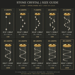 Crystal Staircase Chandelier Modern Chandelier