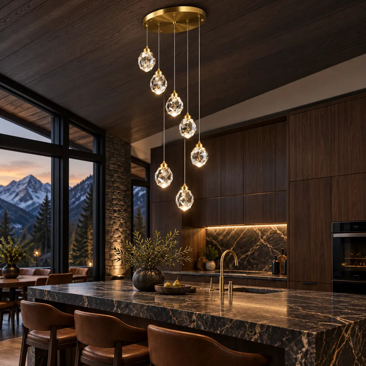 Crystal Staircase Chandelier Modern Chandelier