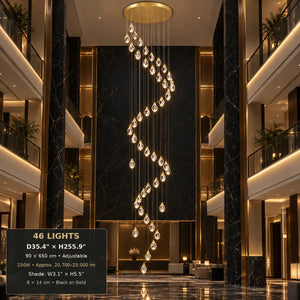 Crystal Staircase Chandelier Modern Chandelier