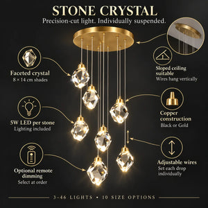 Crystal Staircase Chandelier Modern Chandelier