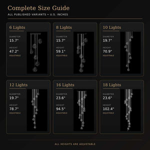 Danny Stairway Lighting Chandelier Modern Chandelier
