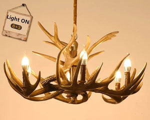 Dennis Faux Antler Chandelier Modern Chandelier