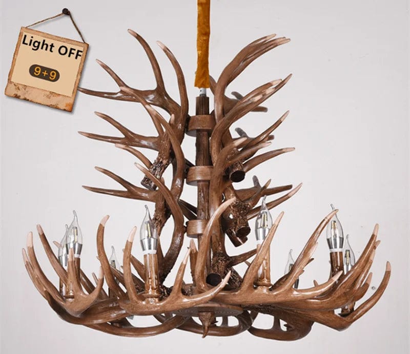 Dennis Faux Antler Chandelier Modern Chandelier