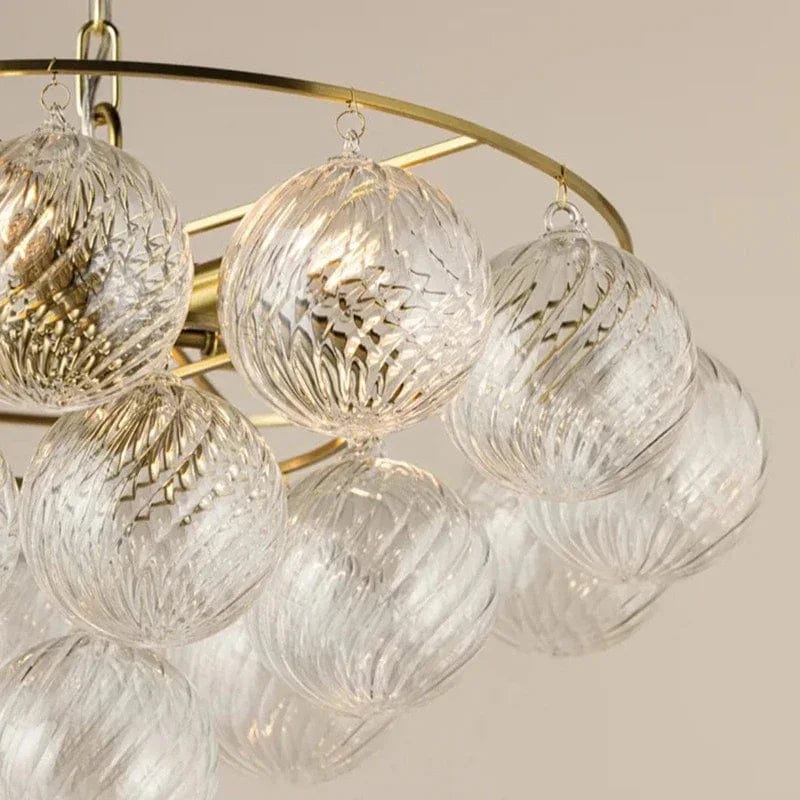 Dove Glass Bubble Light Fixture Modern Chandelier