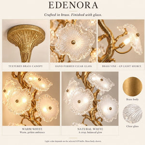Edenora Floral Branch Staircase Chandelier Modern Chandelier