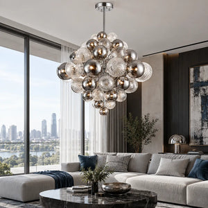 Elise Sputnik Bubble Chandelier 33 / Warm White 3000K Modern Chandelier