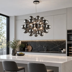 Ellen Black Bubble Chandelier Modern Chandelier