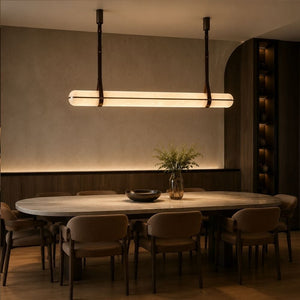 Elvara Marble Linear Pendant Light Modern Chandelier