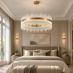Elyan Led Crystal Chandelier Modern Chandelier