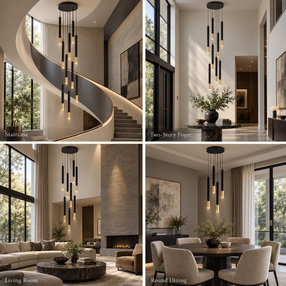 Fallen Staircase Lighting Chandelier Modern Chandelier