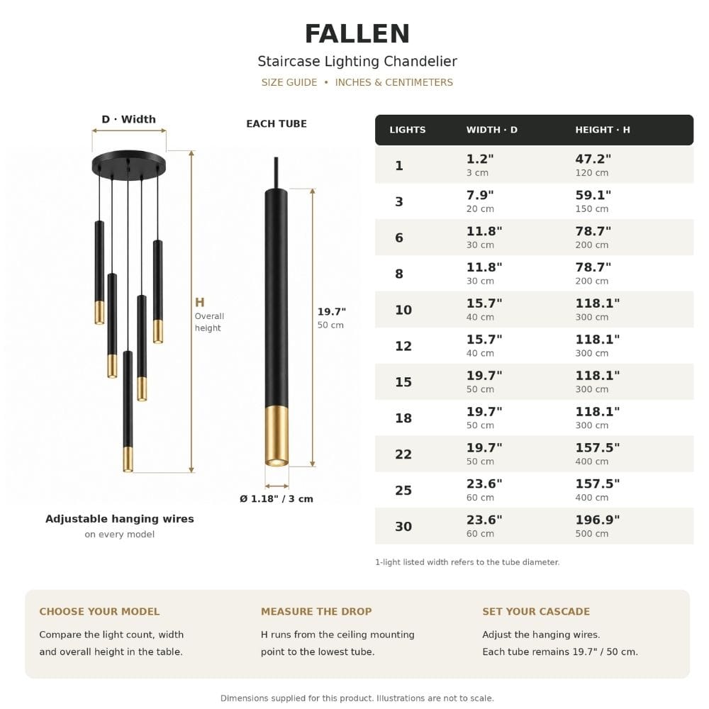 Fallen Staircase Lighting Chandelier Modern Chandelier