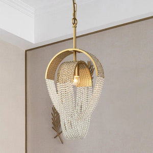 Faye Gold Crystal Pendant Light Modern Chandelier