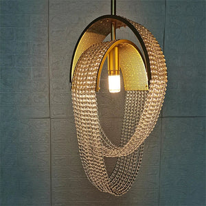 Faye Gold Crystal Pendant Light Modern Chandelier