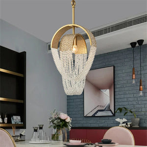 Faye Gold Crystal Pendant Light Modern Chandelier