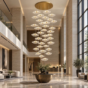 Fleur Contemporary Staircase Chandelier Modern Chandelier