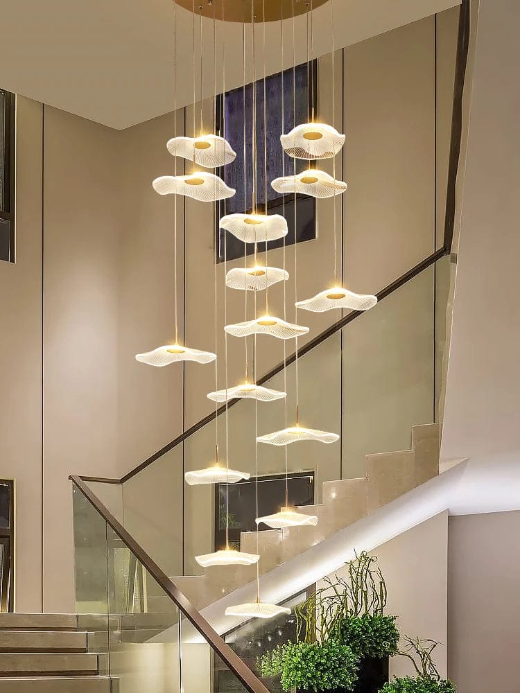 Fleur Contemporary Staircase Chandelier Modern Chandelier