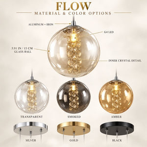 Flow High Ceiling Chandelier Modern Chandelier