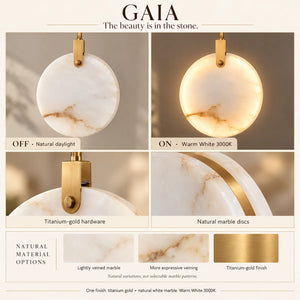 Gaia Marble Staircase Chandelier Modern Chandelier