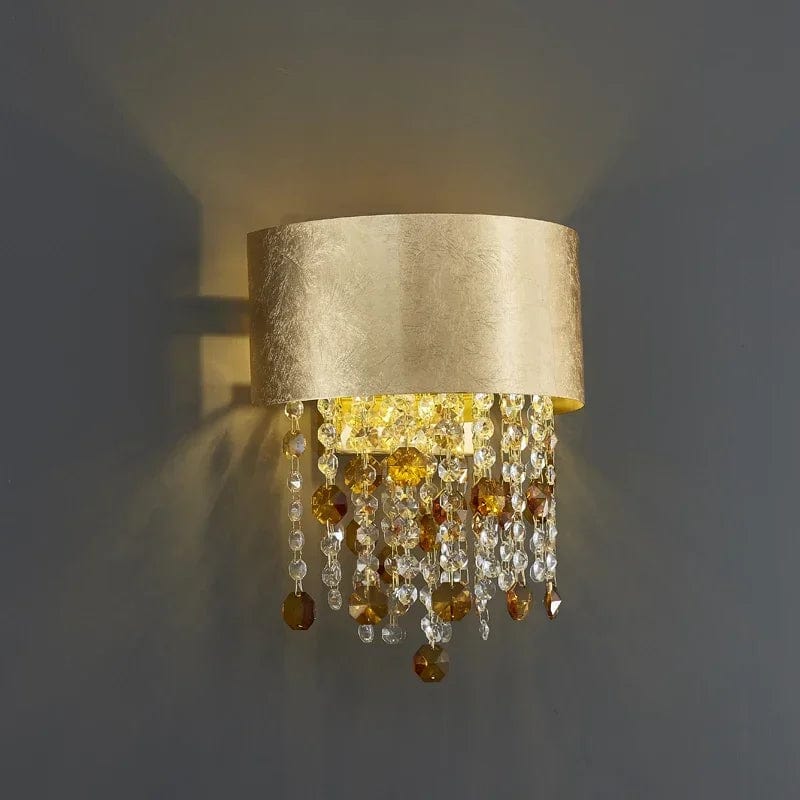 Gemma Gold Wall Sconce Light Modern Chandelier