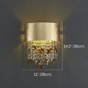 Gemma Gold Wall Sconce Light Modern Chandelier