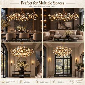 Glitz Tree Branch Ceiling Light Modern Chandelier