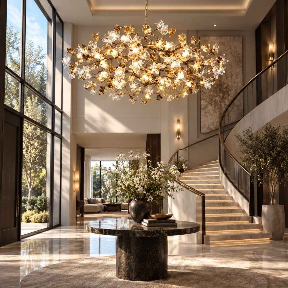 Glitz Tree Branch Ceiling Light Modern Chandelier