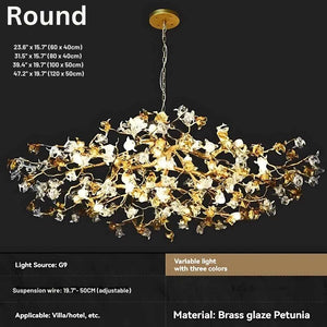 Glitz Tree Branch Ceiling Light Modern Chandelier