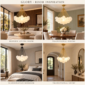 Glory Glass Bubble Chandelier Modern Chandelier