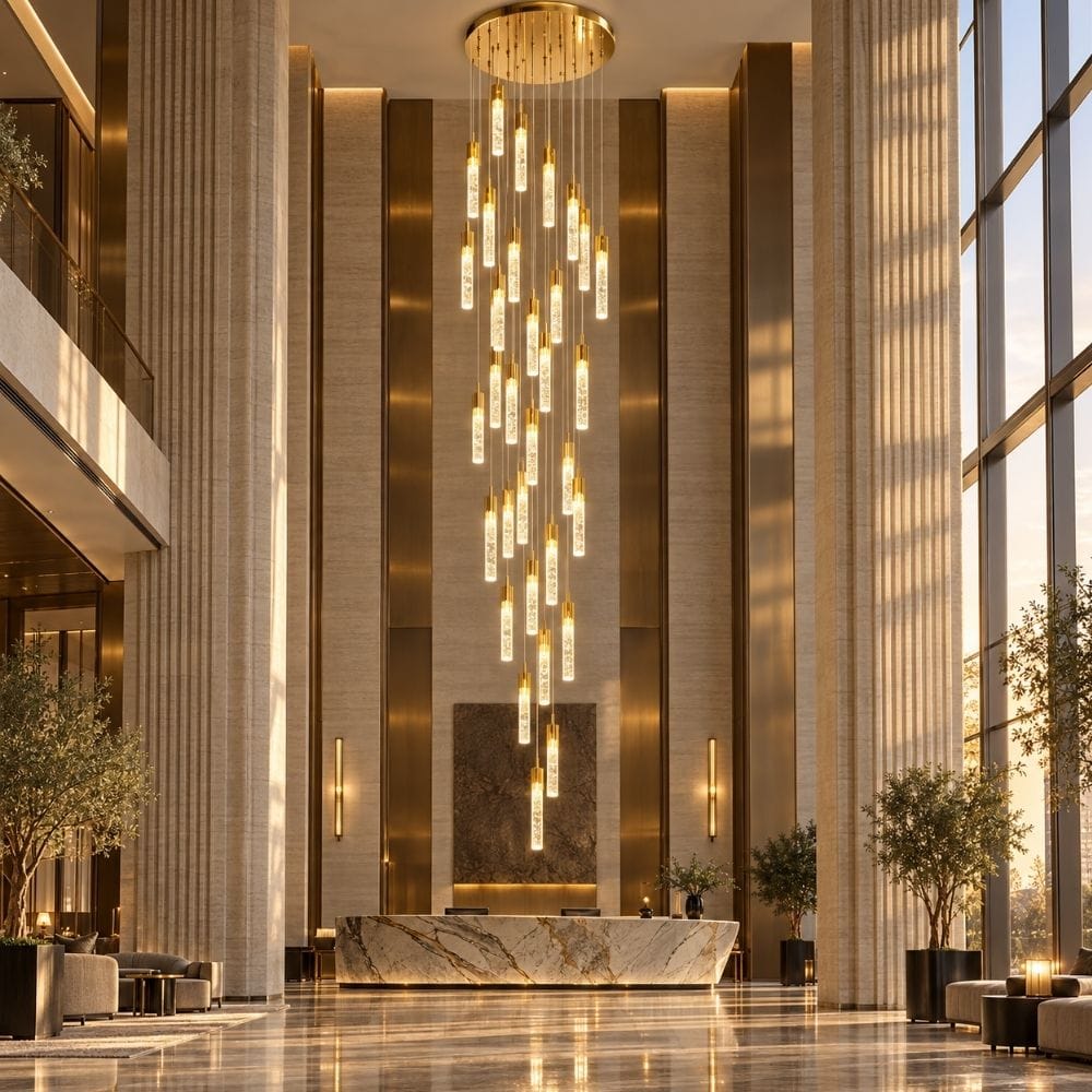 Grace Spiral Staircase Chandelier Modern Chandelier