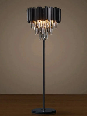 Greer Modern Crystal Floor Lamp Modern Chandelier