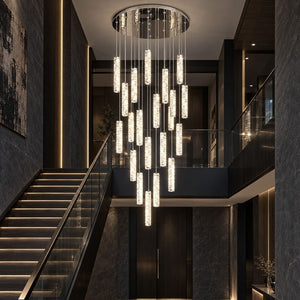 Gwen Crystal Staircase Chandelier Modern Chandelier