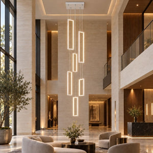 Haze Rectangle Pendant Chandelier Modern Chandelier